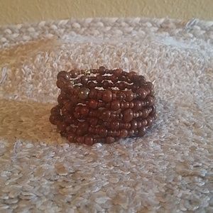 Wooden wrap around braclet